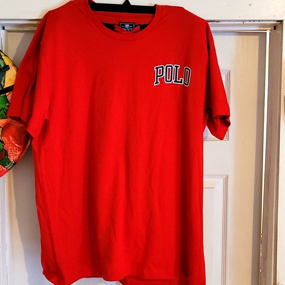 Polo by Ralph Lauren Men's size large red/blue t-shirt